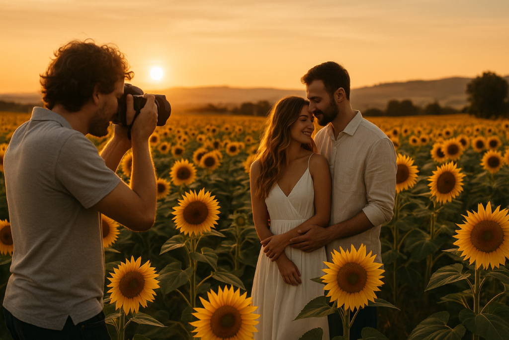 Sunflower Field Photoshoot
