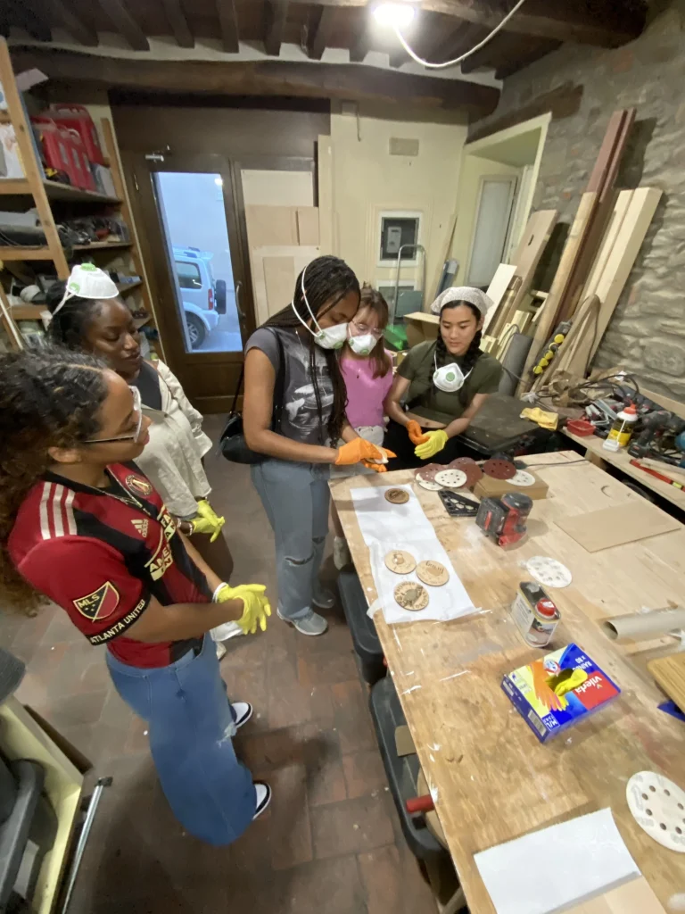 Woodworking workshop in Cortona